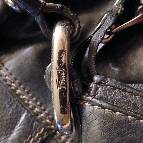 Fossil Black Leather Large Tote Style Bag / Purse - Picture 5 of 6